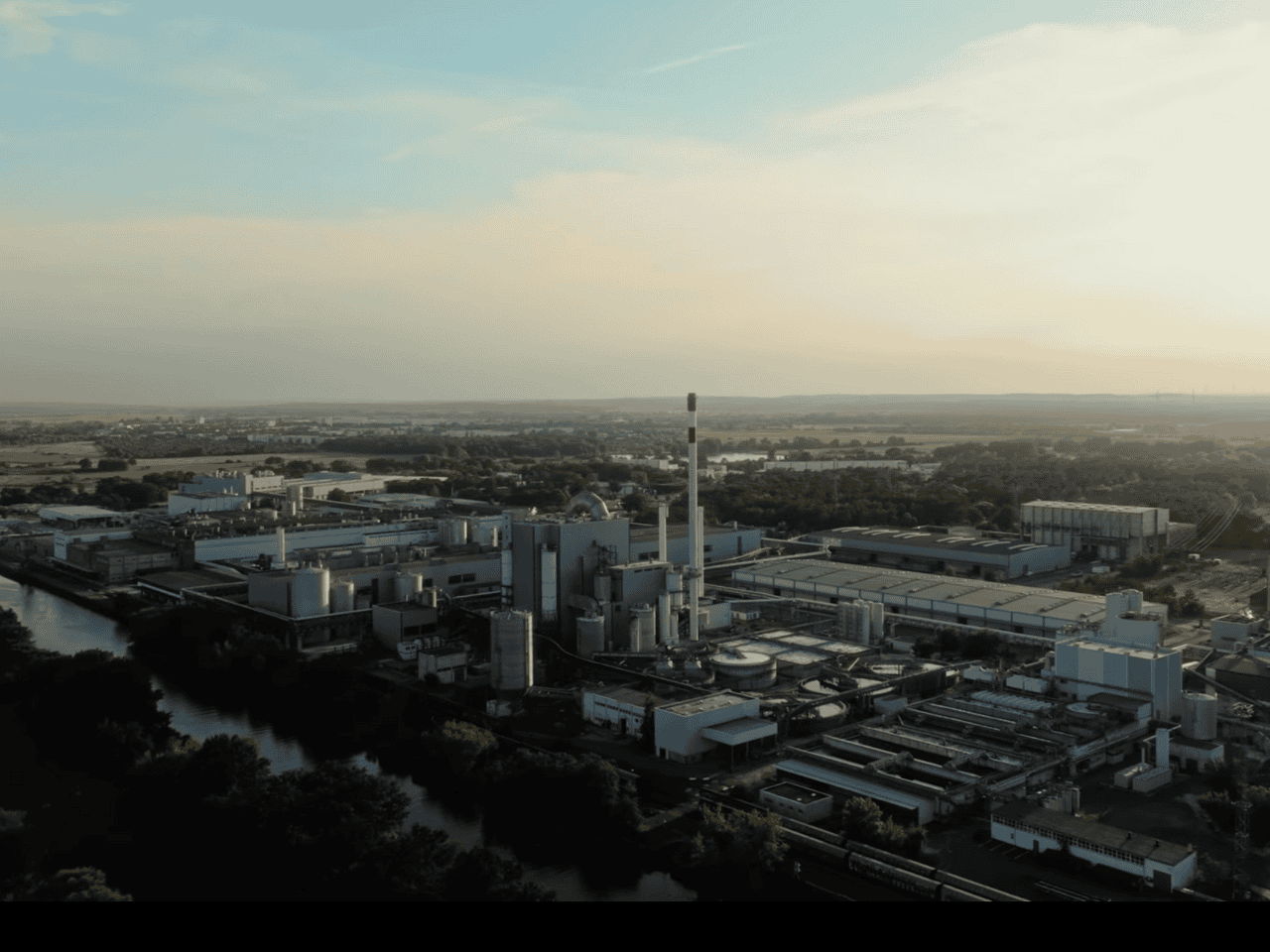 Fab factory in Schwedt, start-up and innovation hub in Brandenburg, industrial park.