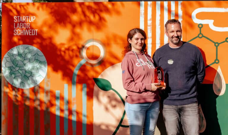 Innovatives Startup in Schwedt präsentiert nachhaltige Geschäftsidee und innovative Produkte.